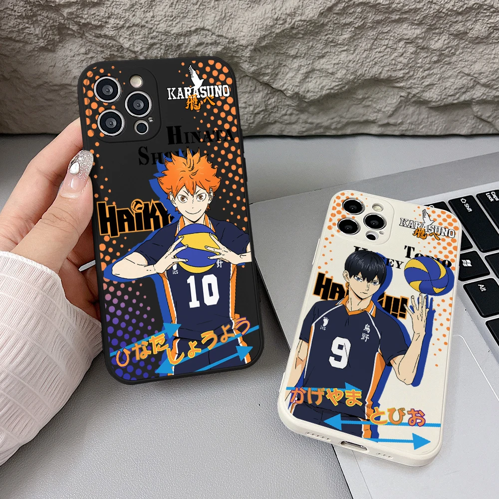 Фото Шойо Кагеяма из «Хайкью!!» Чехол для телефона iPhone 17, 17e, Air 16, 16e, 15, 14 Plus, 13, 12 Mini, 11 Pro Max, с прямыми краями, из ТПУ №1