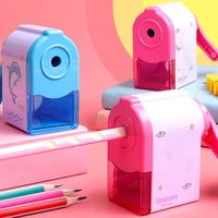 1 pcs cartoon hand crank cute dolphin mechanical sharpener for pencil school office supplies creative stationery