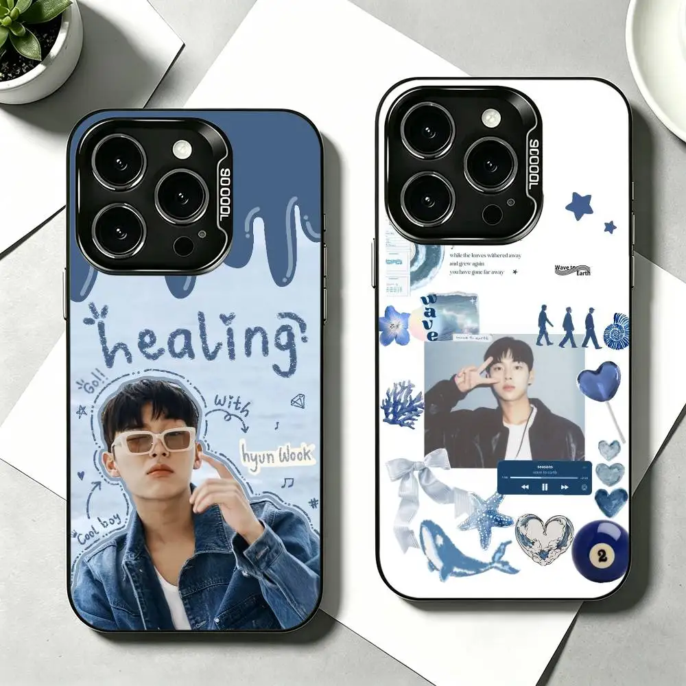 Фото Очаровательный чехол для телефона Choi Hyun Wook для iPhone 17, 16, 15, 14, 13, 12, 11 Plus, Pro Max, XS, красочный, серебристо-черный №1