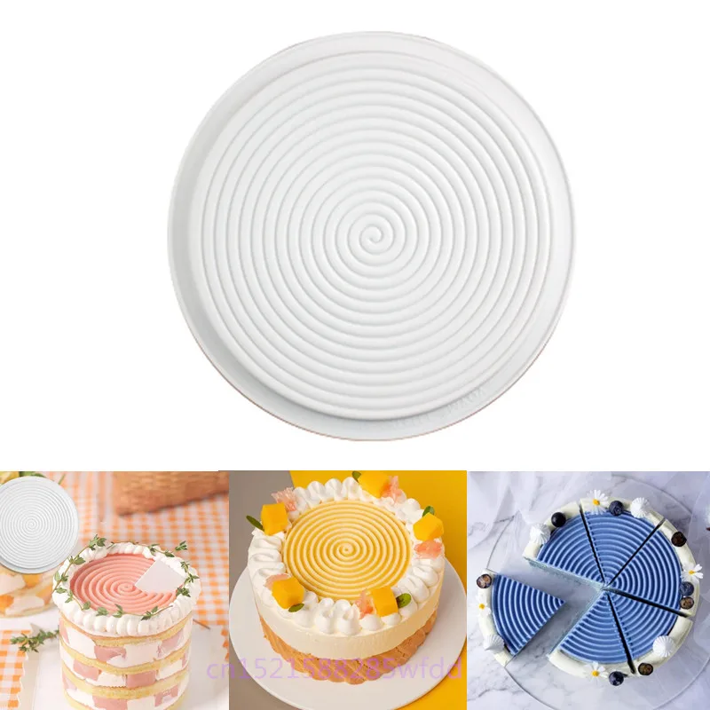 

Spiral Shape Silicone Mold 3D Cake Moulds Mousse For Ice Cream Chocolate Pastry Bakeware Dessert Art Pan DIY Food Grade Silicone
