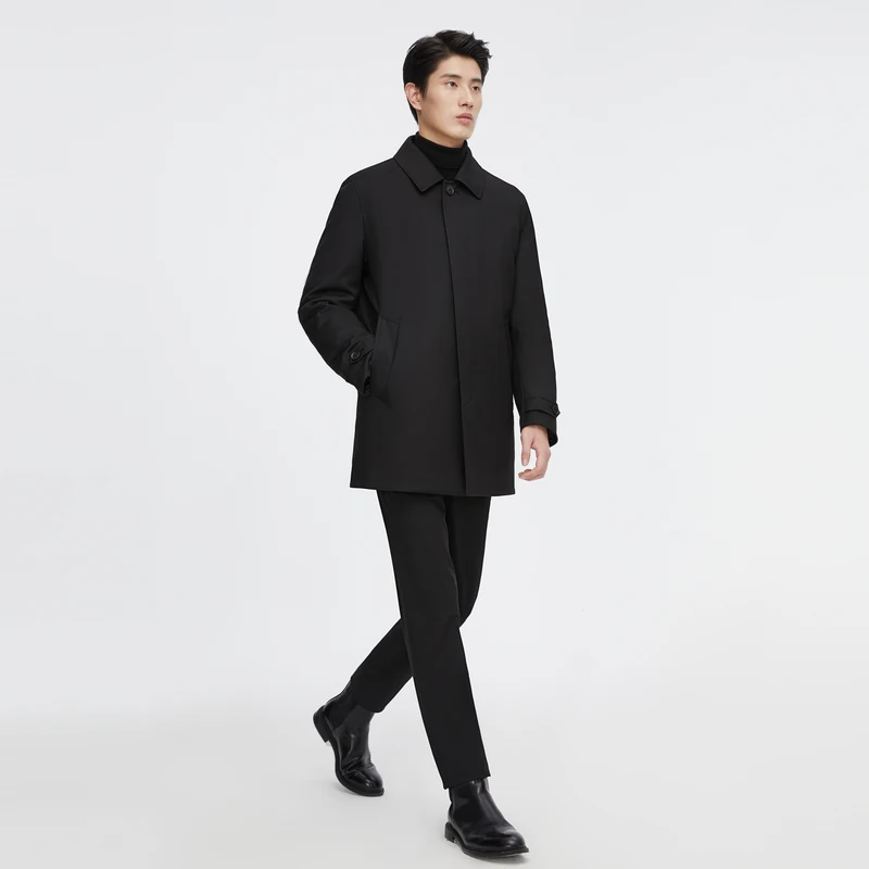 BOSIDENG 90% пуховик мужская зимняя куртка верхняя одежда деловая съемная ветровка