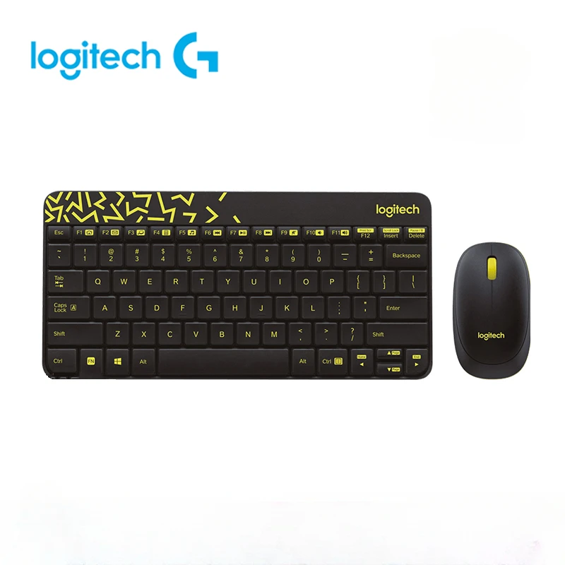 

Набор Logitech MK240 Nano с беспроводной клавиатурой и мышью, подходит для ноутбука, настольного компьютера, домашнего и офисного использования