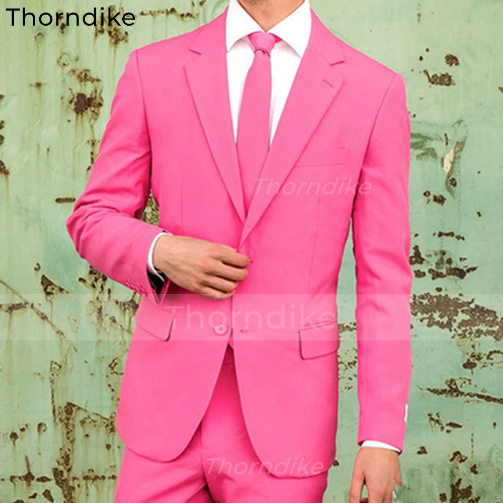 

Thorndike 2022 стильные мужские костюмы для вечеринки жениха с двумя пуговицами, мужской деловой костюм из двух предметов (пиджак + брюки + галстук)...