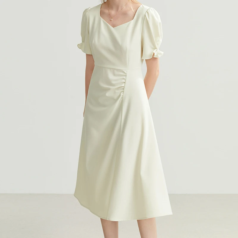 Женское платье EVNISI розового цвета из полиэстера