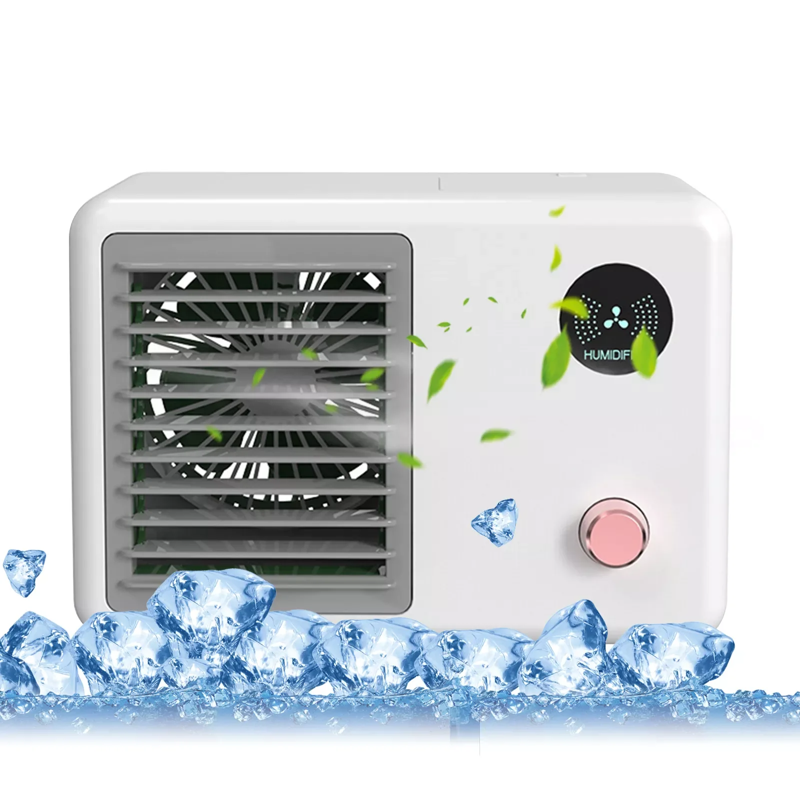 

Настольный воздушный кулер, вентилятор кондиционера, персональный USB-вентилятор, тихий воздушный кулер, охлаждающий вентилятор, 3 скорости, ...