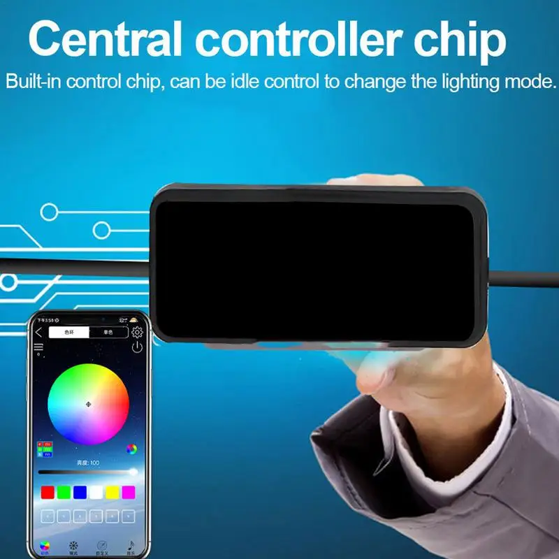 Светодиодные кнут с подсветкой антенные кнуты управлением через приложение