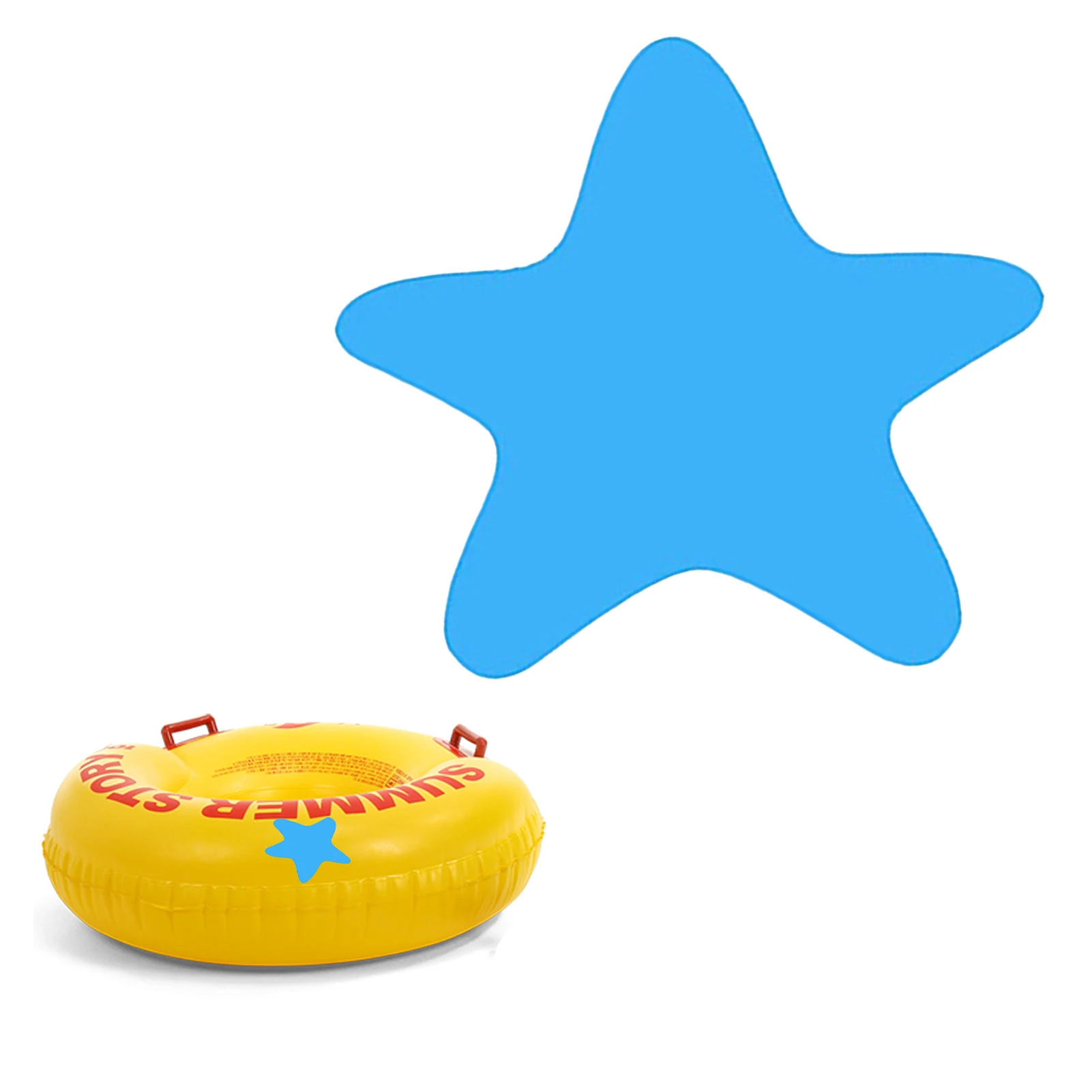 

Pool Patch Repair Kit Vinyl Pool Liner Patch Kit 20PCS Sea Animal Shape Iatable Toy Repair Patch Blue Dolphin Octopus