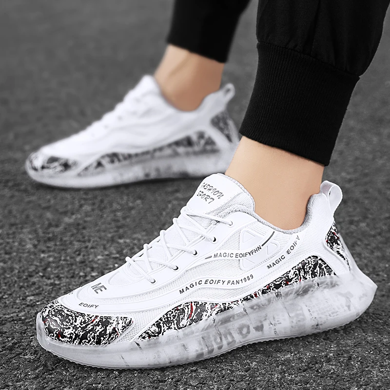 

Men Shoes Sneakers Men Fashion Sports Running Shoes Air Mesh Breathable Casual Men Jogging Shoes Comfortable Trainers Anti-slip