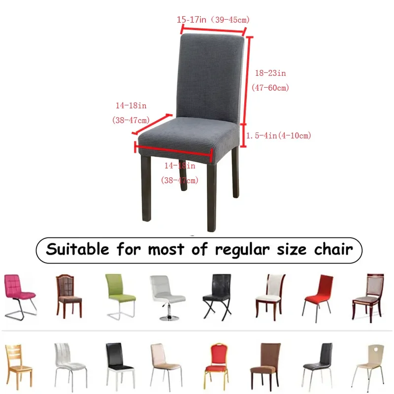 

Stretch Chair Slipcover For Dining Room Elastic Material Chair Cover for Office Chair Banquet Chair Armchair Protector