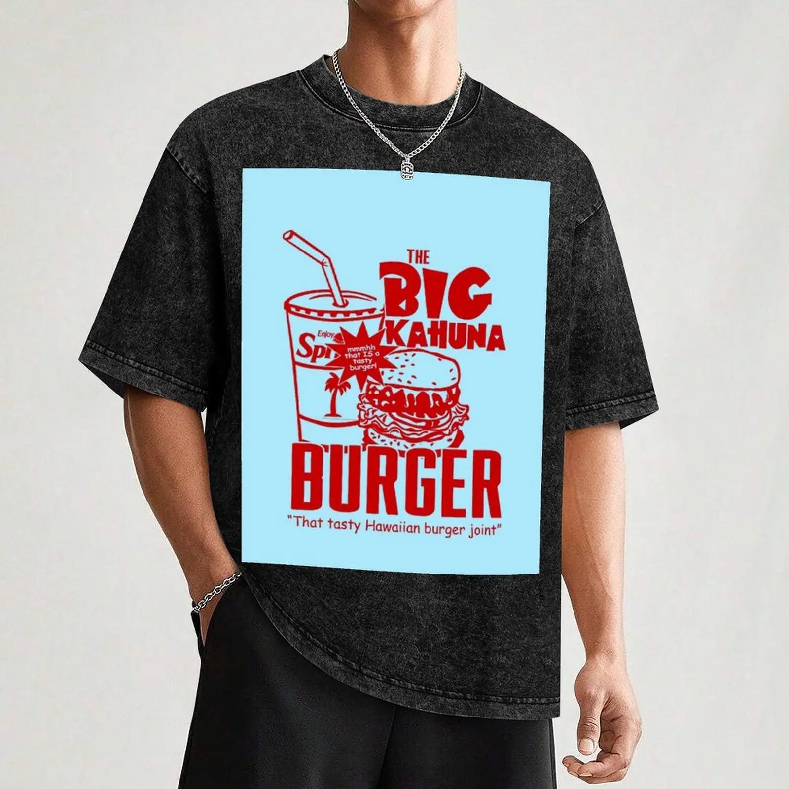 Футболка The Big Kahuna Burger винтажная одежда забавные футболки большого размера для