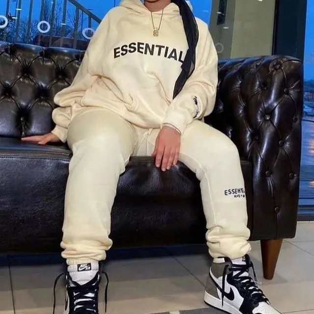 

Women 2 Piece Set Sweatshirt Suit Solid Long Sleeve Hooded Top Elastic Waist Pant Ladies 2022 Spring Fleece Streetwear Outfits