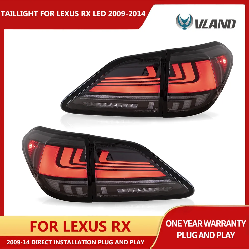 

VLAND apply to Wholesales LED Taillights 2009-2014 RX330 350 F Sport 350L 400h 450h 450hL Tail Rear lamp For Lexus RX