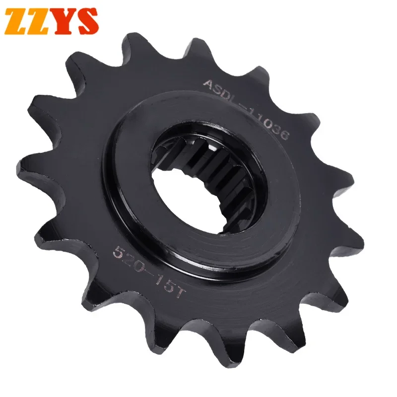 Передняя Звездочка с 15 зубьями для Kawasaki Road Z750 07-12 ZR750L ZR750M ABS Z ZR 520 T 750