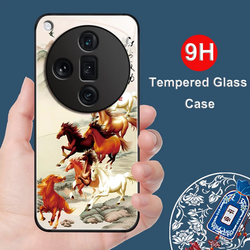 Закаленное стекло для OPPO Find X7 Pro Чехол X7Pro X7Ultra твердая задняя крышка Z 60 Ultra Shell For