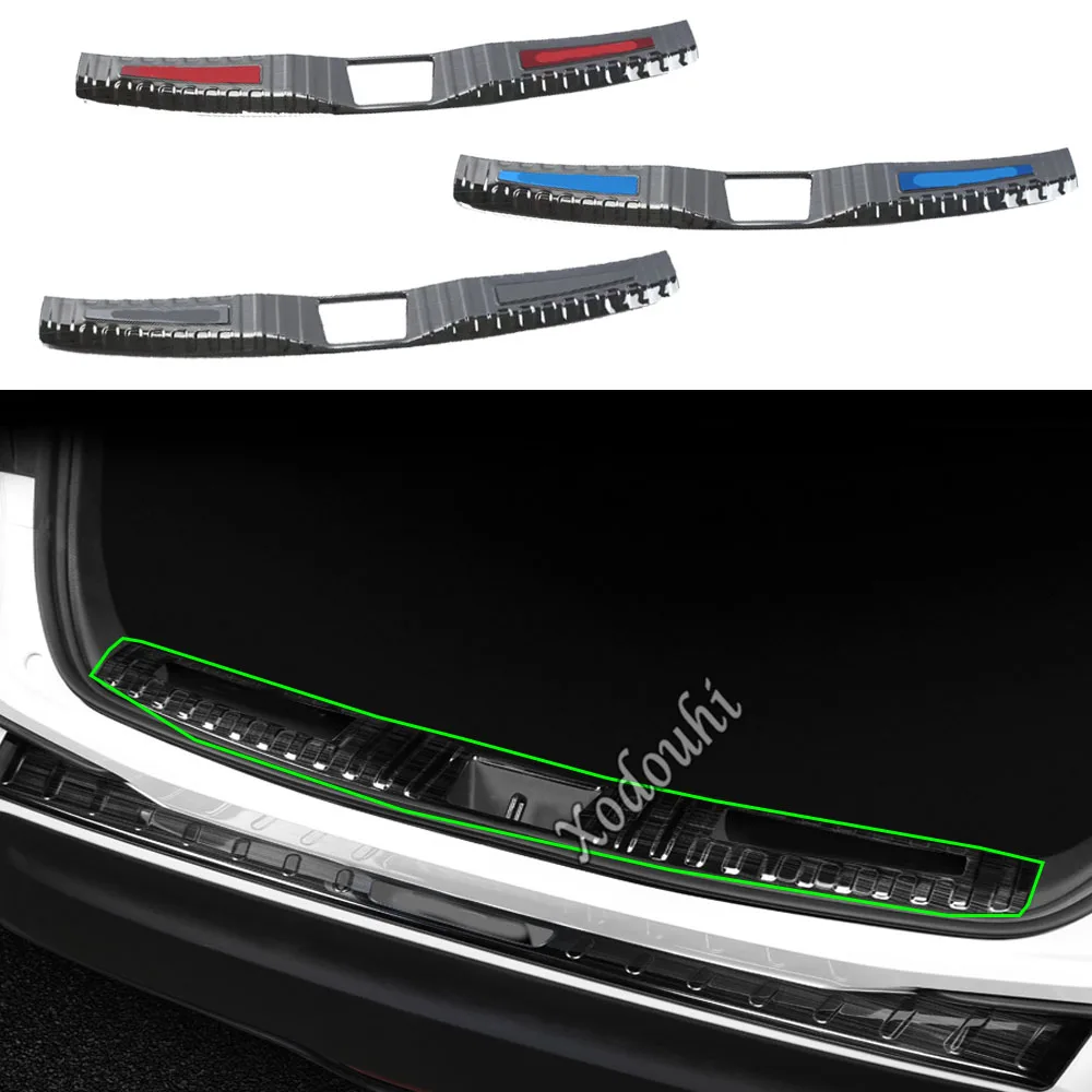 

For Toyota CHR C-HR 2017 2018 2019 2020 2021 Car Inside Rear Bumper Trim Stainless Steel Scuff Sill Trunk Plate Pedal Frame Hood