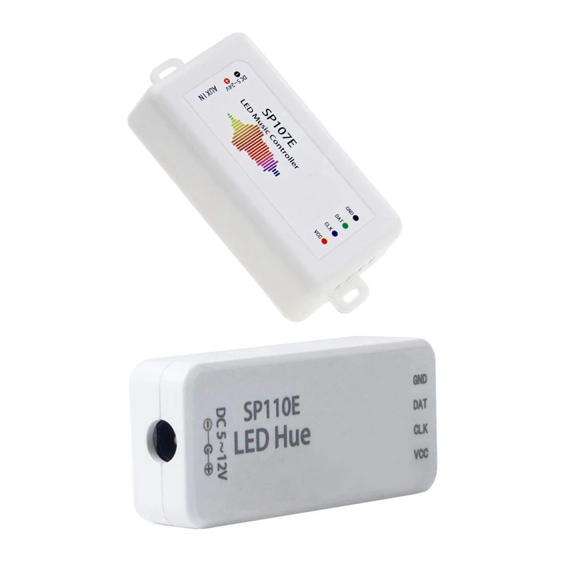

WS2812B SK6812RGB SK6812RGBW Bluetooth SP110E Controller & LED Controller WS2812B WS2811 Music Sync Bluetooth Controller