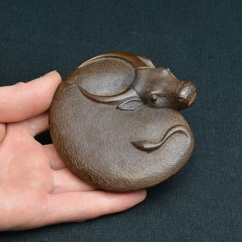 Резная статуэтка быка из меди Yantai