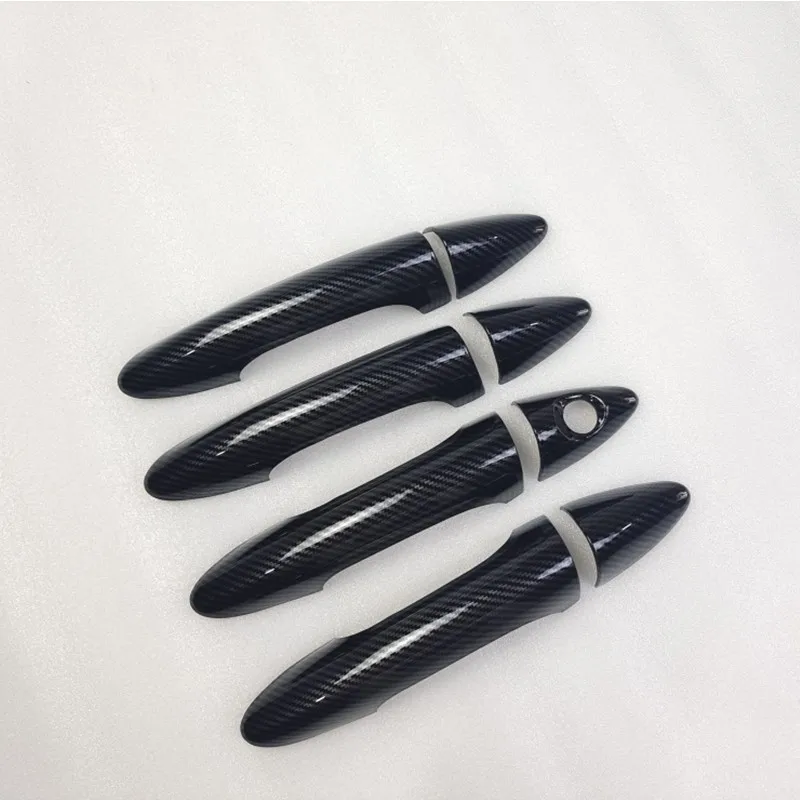 

For Hyundai Solaris Verna ix25 Accent Grand Avega 2010-2015 Carbon Fiber Car Door Handle Cover Trim Sticker Styling Accessories