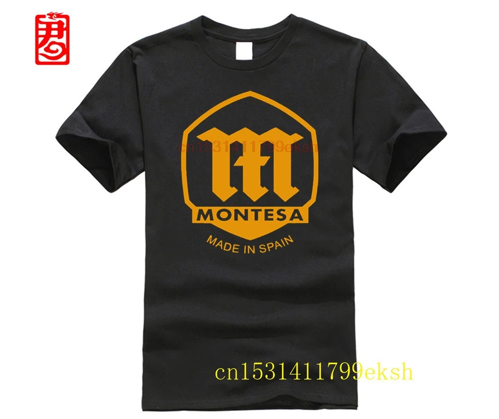 

Montesa Espana Motorcycles logo Mans free shiping t-shirt size S -2XL