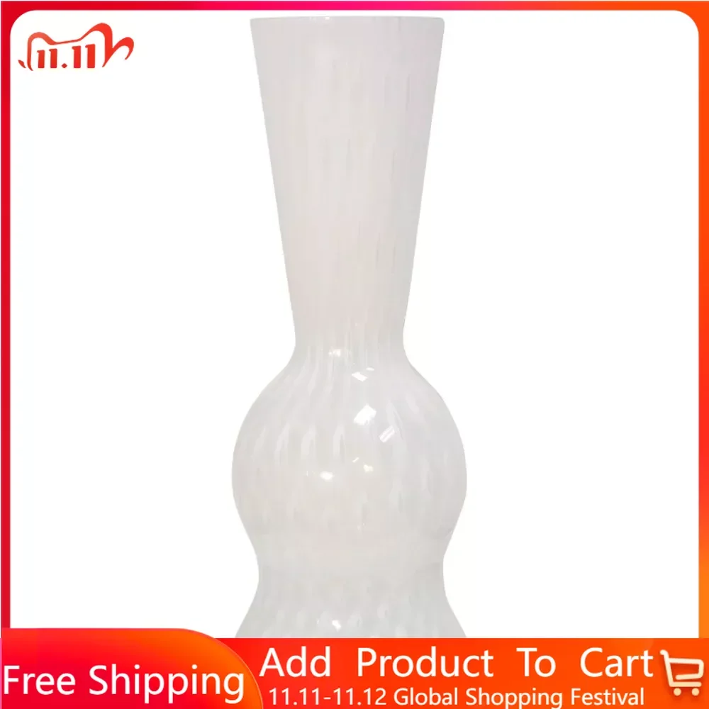 

_ Украшения, бесплатная доставка, ваза-колокольчик, белая на белом венчике, ваза из муранского стекла, комнатный декор, цветы, сад