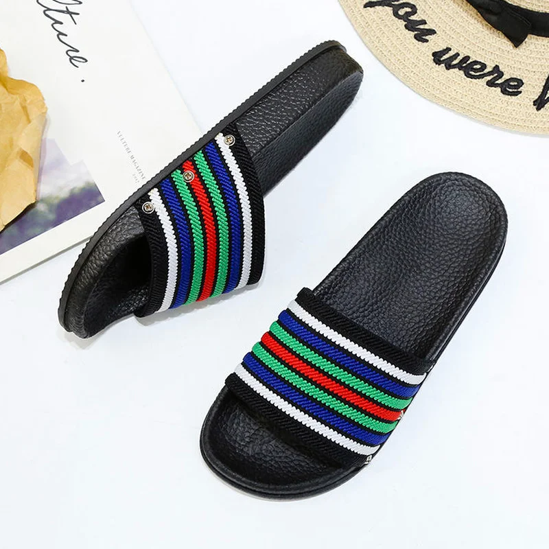 Home Sandals Woman with Free Shipping Slipper Comfortable Flat Designer Slippers for Women Indoor House Summer New 2023 Fashion
