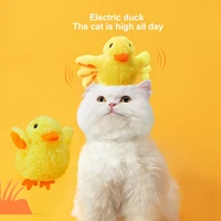 automatic tease cat toys simulation duck tease cat interactive plush usb chargeable pet electric cats toys pet supplies cat toy