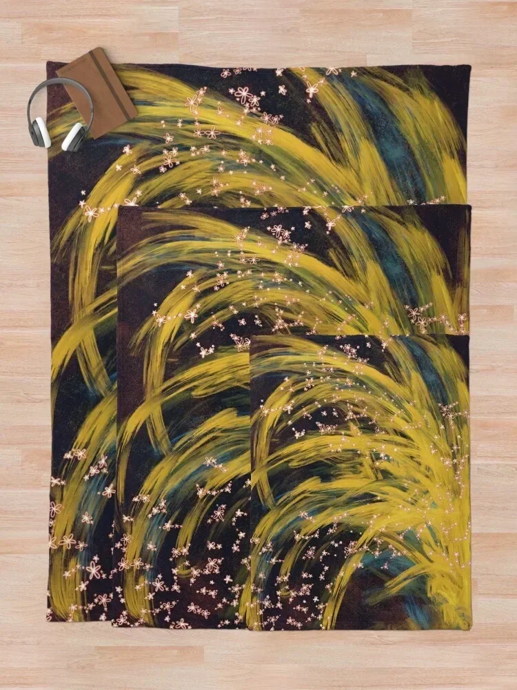 Одеяло Abstract Forsythia (Joy) Пушистые большие одеяла на заказ
