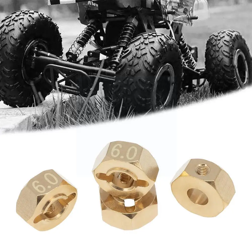 

6/8mm Wide Brass Coupler Modification Upgrade Accessories Heavy Metal Extension Car Accessories Bolt Toy Adapter Screw Bras O5o3