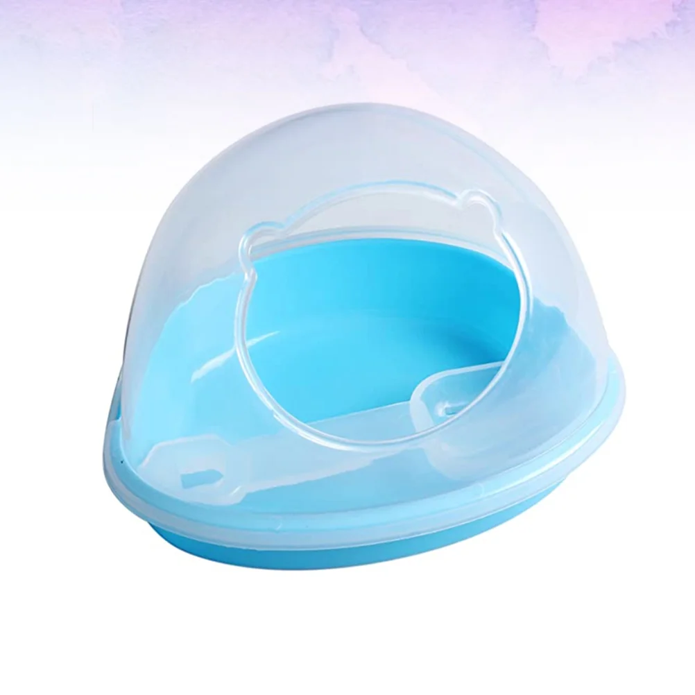 

Hamster Sand Bathroom Sand Bath Container with Small Animals Litter Hideout Sandbox for Guinea, Chinchilla, Gerbil and Dwarf