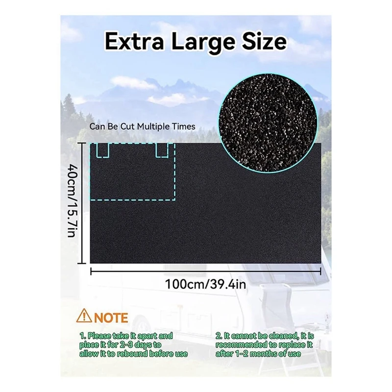 Замена фильтров RV A/C сменные фильтры для кондиционера 16X40 Nches можно разрезать