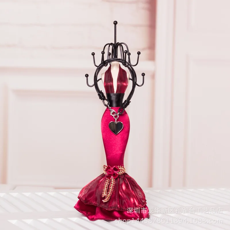 

Creative Resin Home Furnishing Articles Earrings Necklace Display frame, Wrought Iron Jewelry Hanging rack, Jewelry Display