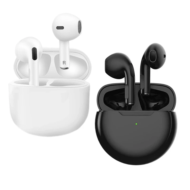 

Original Pro6 Wireless Headphones Bluetooth Earphone Headset with Touch Control 9D Stereo Mic Sport Earphones Bluetooth Earbuds