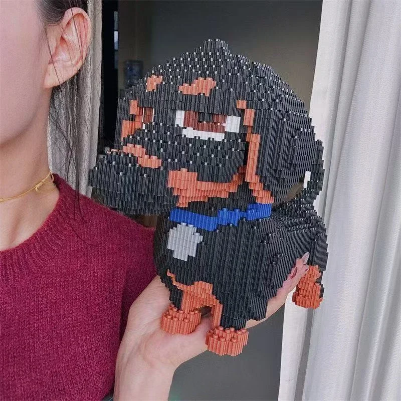 Милые животные колбаса щенок головоломка сборка строительный блок игрушка