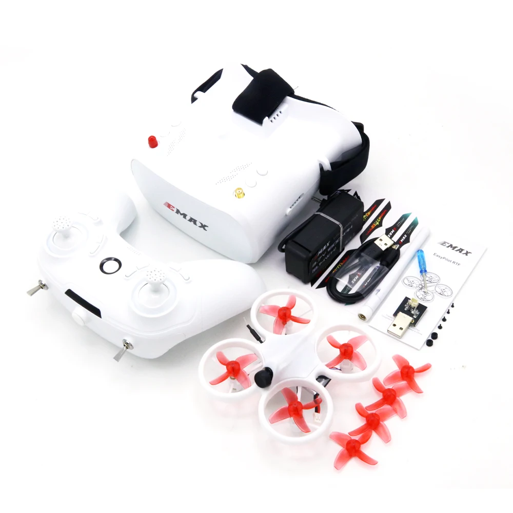 

EMAX EZ Pilot 82MM Mini 5.8G Indoor FPV Racing Drone With Camera Glasses RC Drone 2~3S RTF Version for Beginner