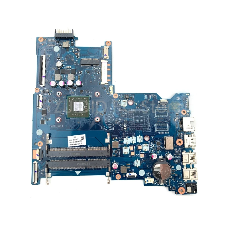 ZUIDID  854962-601 854962-001 Laptop Motherboard for HP 255 G5 15-BA BDL51 LA-D711P 858589-601 858589-001 A8-7410 CPU Mainboard