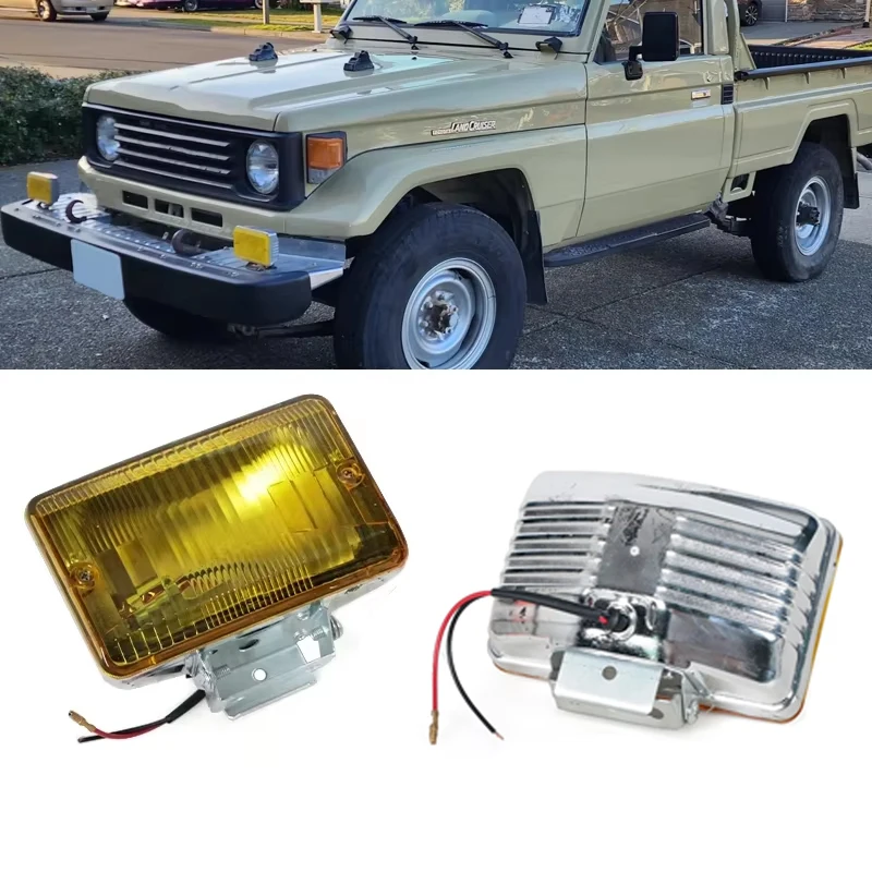 Фото Противотуманная фара переднего бампера для Toyota Land Cruiser 70 серии PZJ HZJ FJ70 FJ75 FJ73 1990 1991 2006, фара дальнего света №1