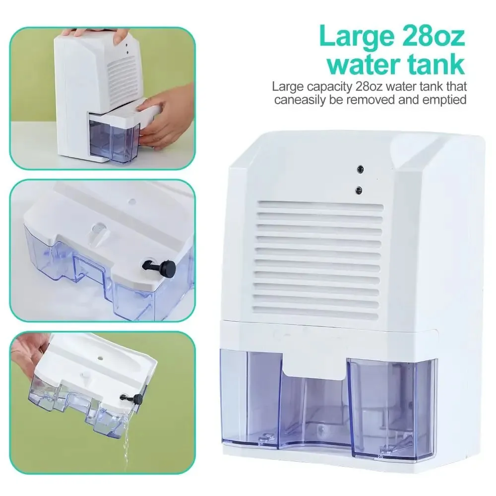 Портативный Мини-осушитель Воздуха Тихий Быстрый Для Удаления Запаха Плесени