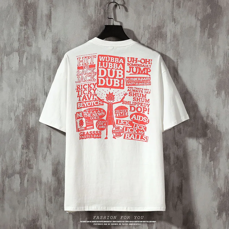 

WalkWide Men Fashion T Shirt Hip Hop Music Black T-shirt Cotton Men t shirt New Casual tee Unisex Swag Tshirt