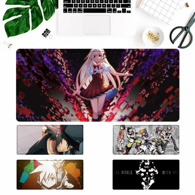 

Vintage The World Ends With You Gaming Mouse Pad PC Laptop Gamer Mousepad Anime Antislip Mat Keyboard Desk Mat For Overwatch
