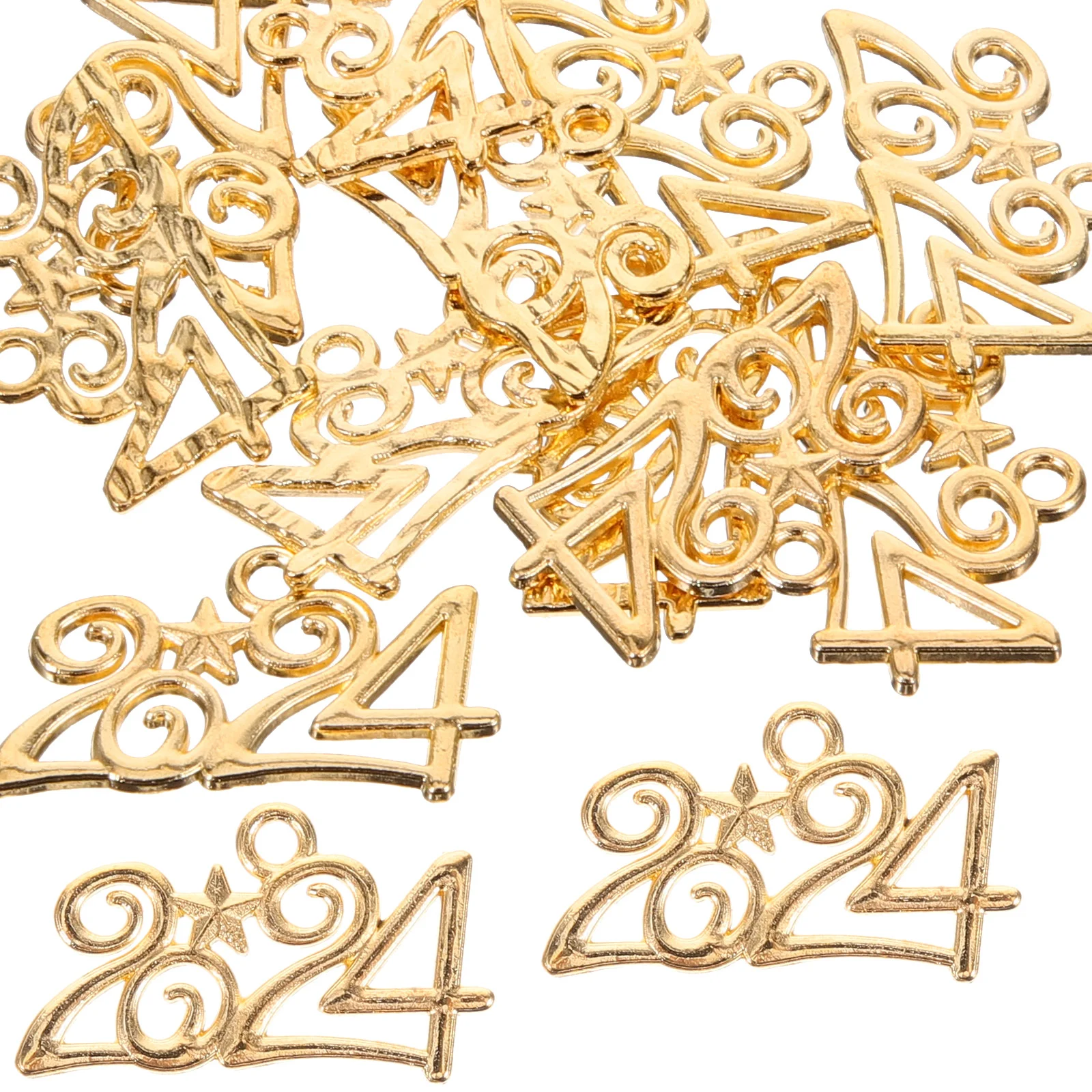 

50 шт., подвески, новый год 2024, подвески для ожерелья, браслета, поставка «сделай сам»