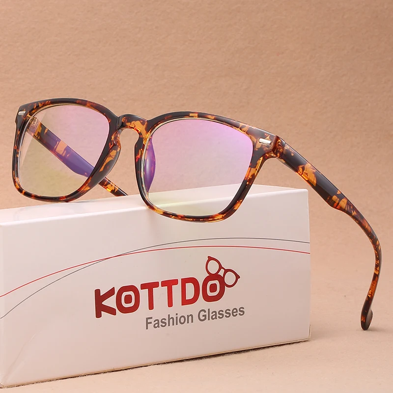 

Transparent Optical Computer Women Eyeglasses Fashion Anti-Blue Light Men Eye Glasses Trend Myopia Universal Eyewear Frame