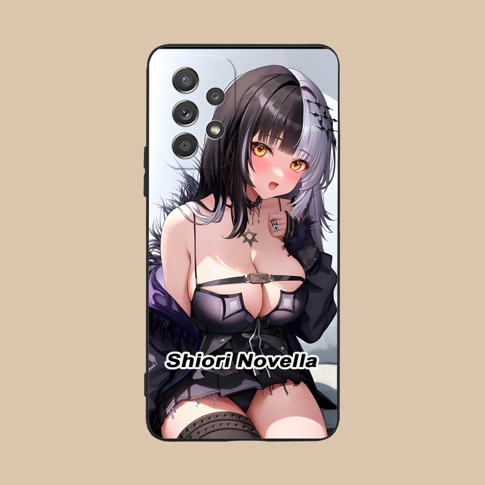 Fashion Shiori Novella Mobile Cell Phone Case for Samsung M55 35 15 54 34 14 33 23 13 42 32 22 F55 12 5G Black Cover Shell