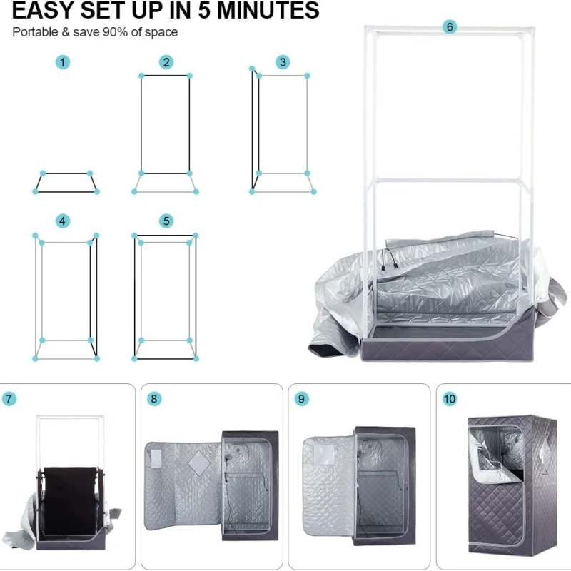 Портативная личная инфракрасная сауна для дома персональная домашняя