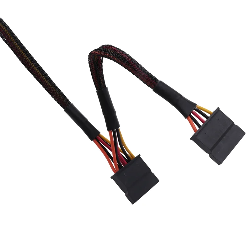 

Mini 6Pin to 15Pin X2 SATA Power Cable Cord for DELL Vostro 3650 3653 3655 Desktop Computer HDD SSD Expansion
