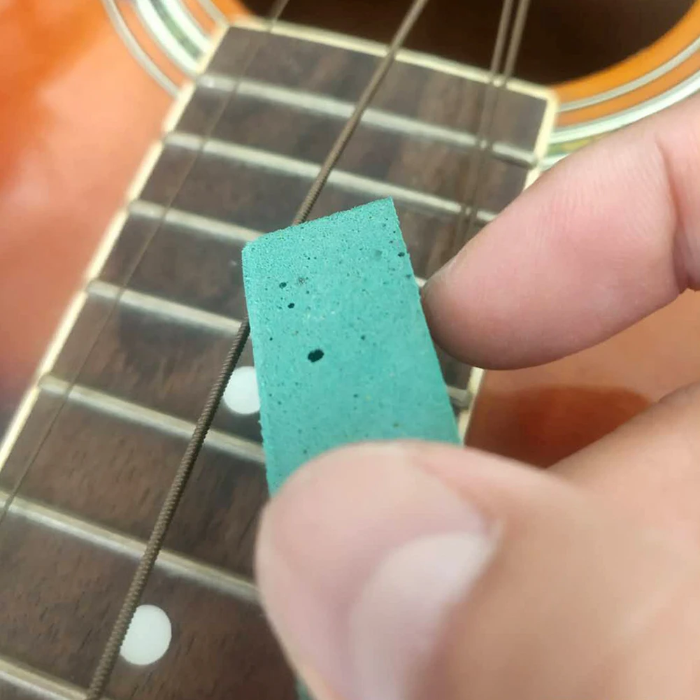 

4PCS Guitar Fingerboard Polishing Erasers Rubber Blocks Kit 100&180&400&800 Grit For Guitar Maintain Tool Kit Universal