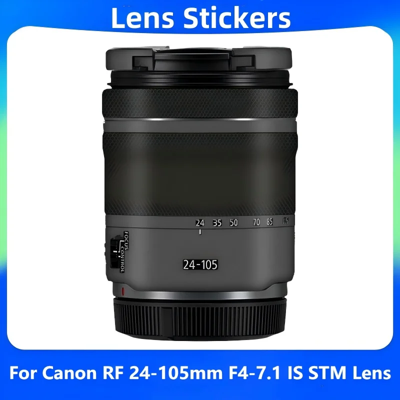 Фото Для Canon RF 24-105 мм F4-7.1 IS STM наклейка на объектив с защитой от царапин, защитная пленка, защитная пленка для тела, кожный чехол 24-105 F4-7.1 №1