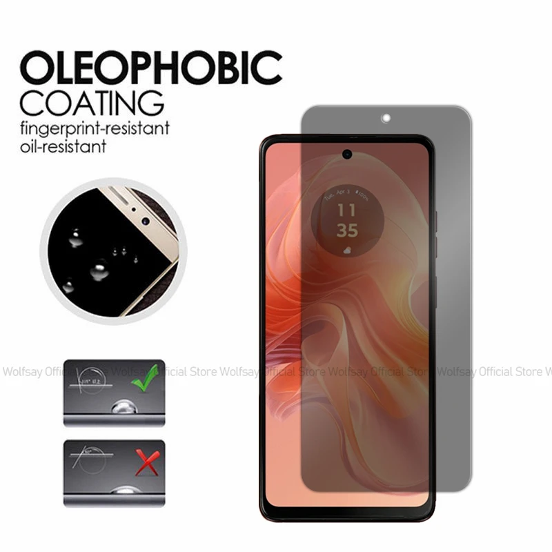 2/4 шт. защитное закаленное стекло для Motorola Moto G04s