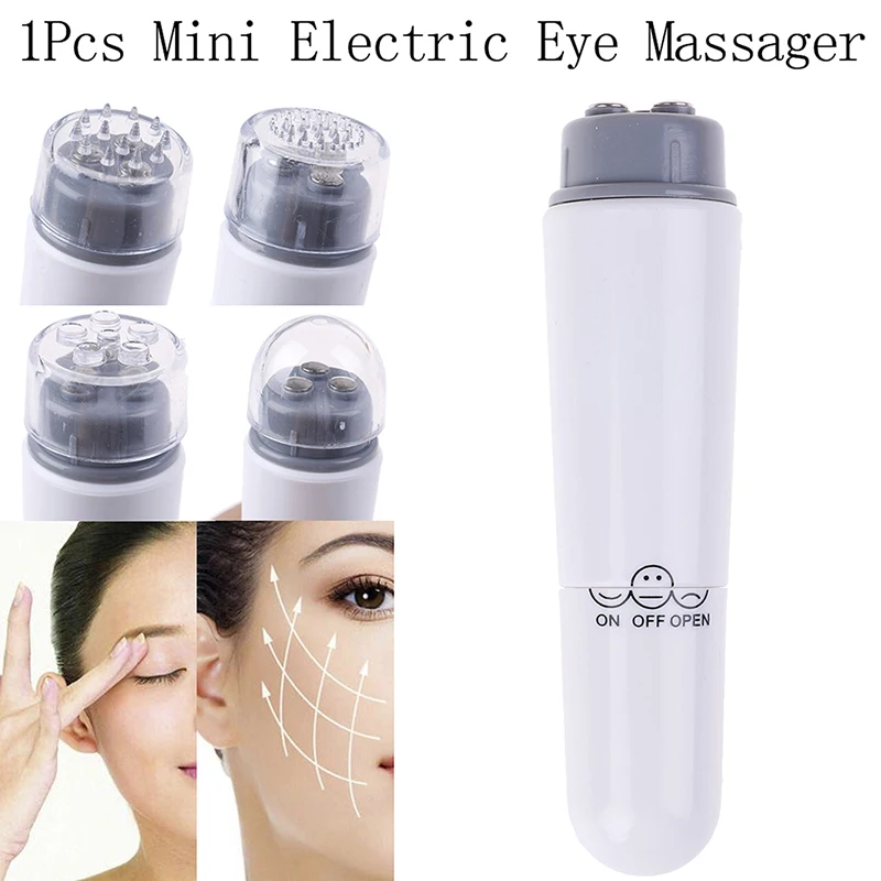 

4 In 1 Mini Massage Device Pen Electric Eye Massager Facials Massage Tremendous Vibration Massage Stick