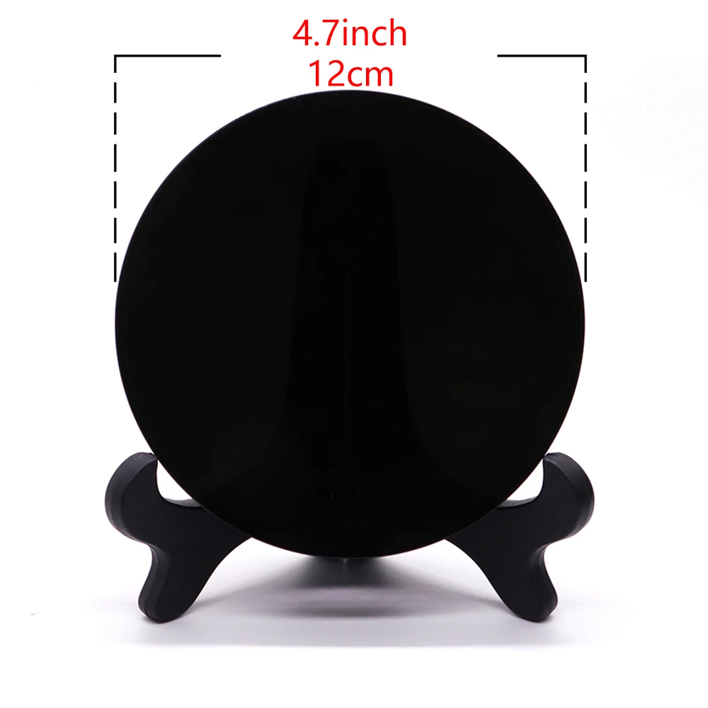 

Зеркало из черного обсидиана