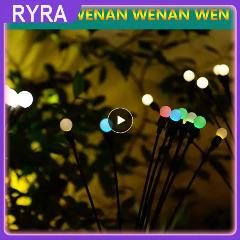 

Outdoor Landscape Lights Lawn Garden Decor Lawn Fireworks Light Garden Sunlight Powered Garden Home Firefly Garden Lights